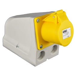 32A 3PIN 100-130V WALL SOCKET