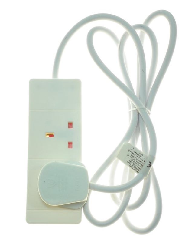 Trailing Socket - 2 Gang with 5m Flex