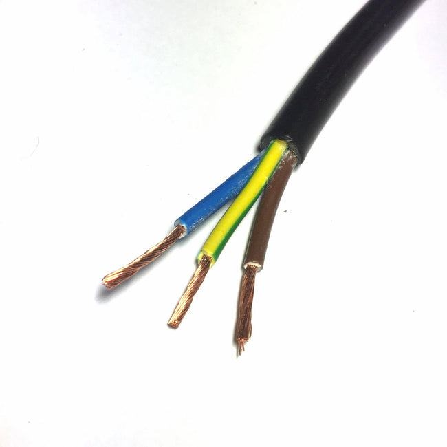 3 x 1.5mm Black FLEX Cable