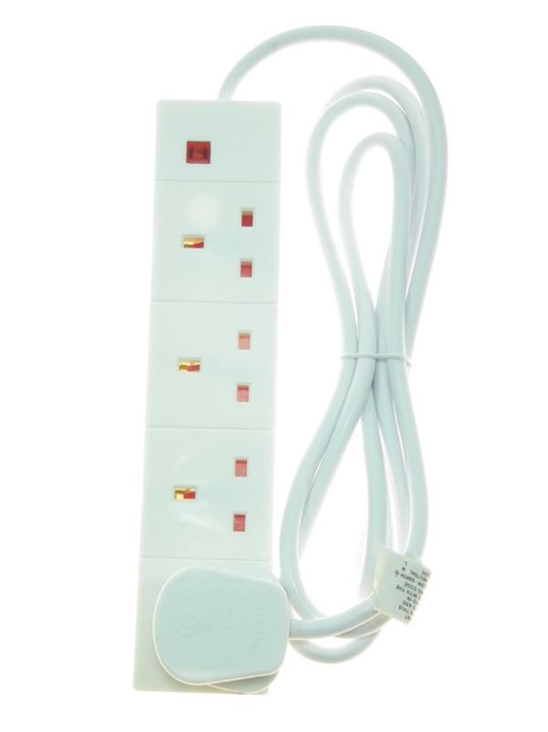 Trailing Socket - 4 Gang with 2m Flex