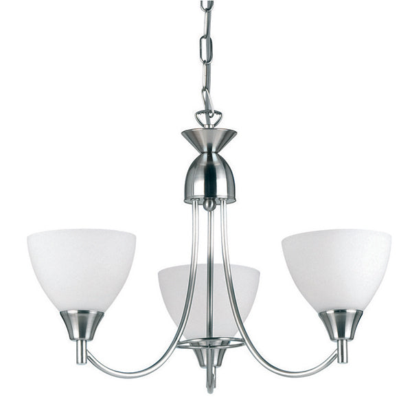 Alton 3lt Pendant - Brushed Steel