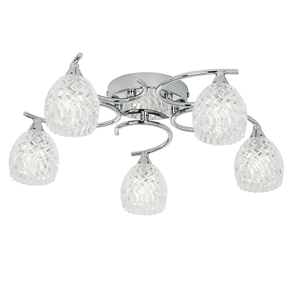 Boyer 5lt Semi Flush - Chrome Plated