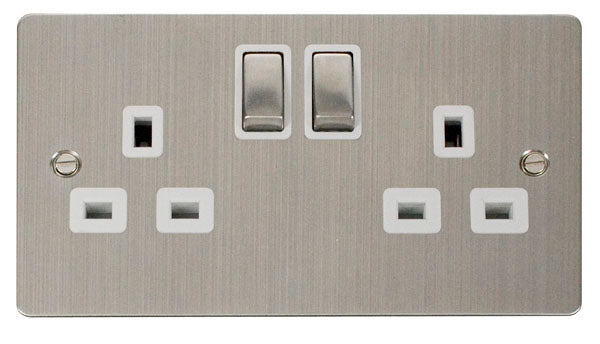 Define - 2 Gang Switched Socket