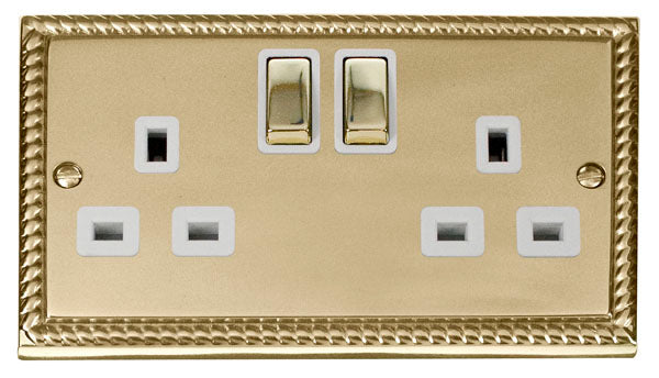 2 Gang Switched Socket