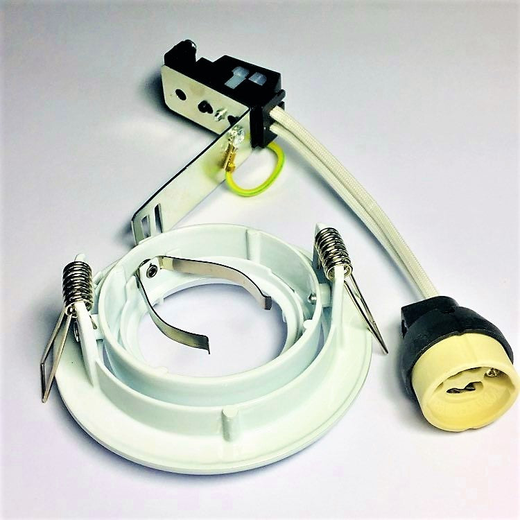 GU10 Open-Back Downlighter - White