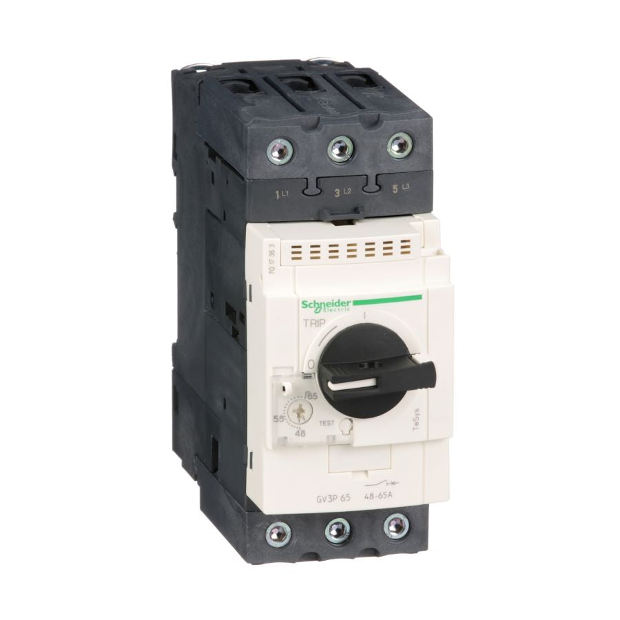 Motor circuit breaker - GV3P65 - 3P, 48 - 65A