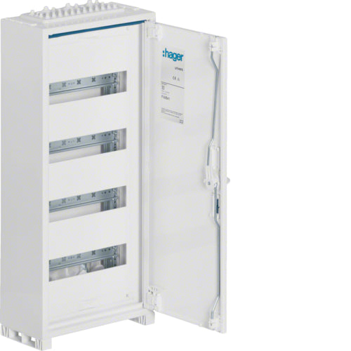 48 Mod 4 Row IP44 Metal Enclosure - Hager - N2 Electrical Wholesaler Ashbourne