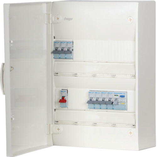 7 Way 3 Row Hager MCB Board