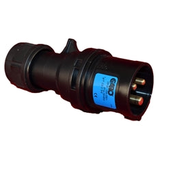 16A 3PIN 200-250V PLUG * BLACK