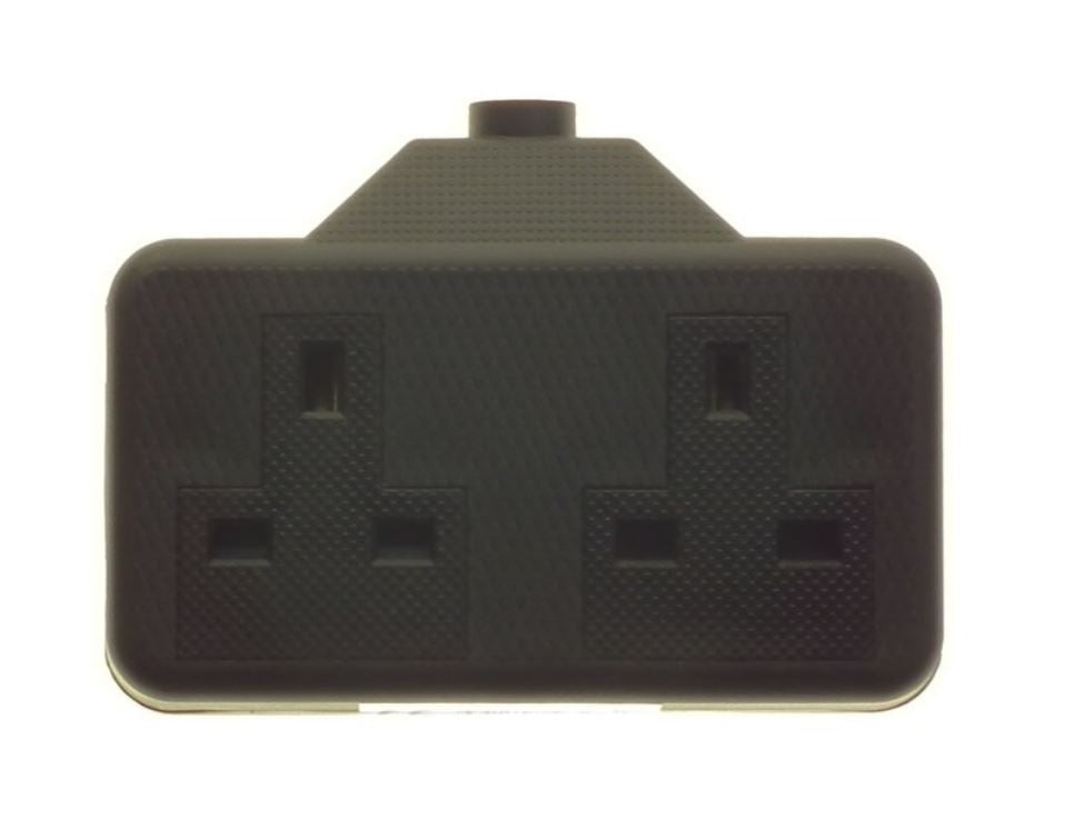 Rubber Socket - 2 Gang