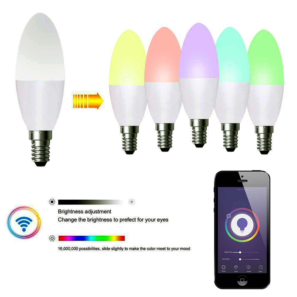 Smart WiFi LED Candle Lamp 4.5W