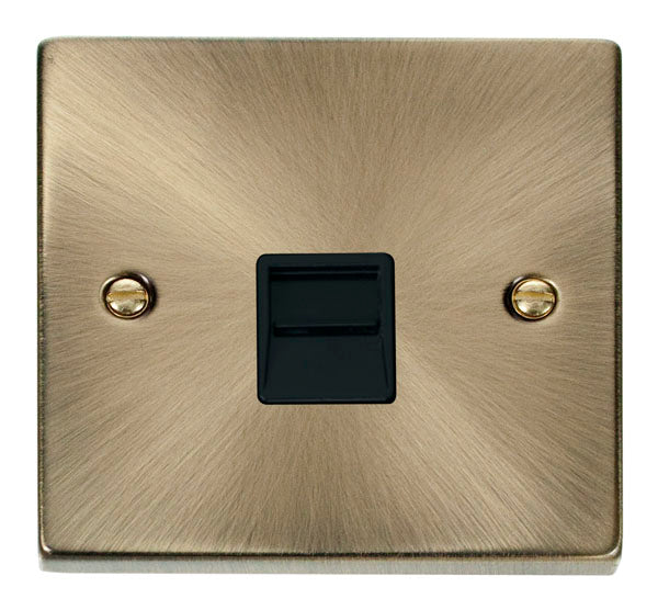 Deco Antique Brass - RJ11 Socket