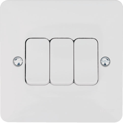 Hager - 3 Gang Switch