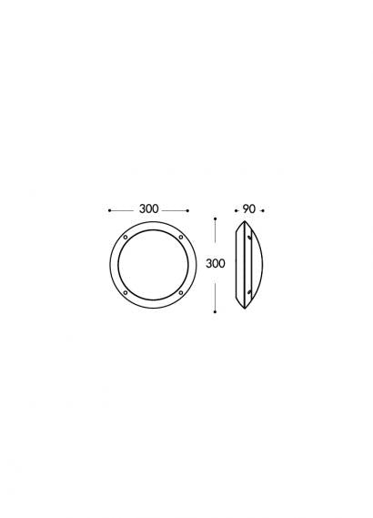 LUCIA Round Eyelid Bulkhead