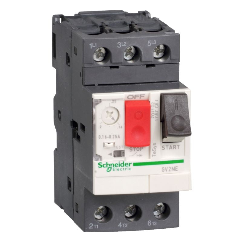 Motor circuit breaker - GV2ME22  -  3P, 20-25 A