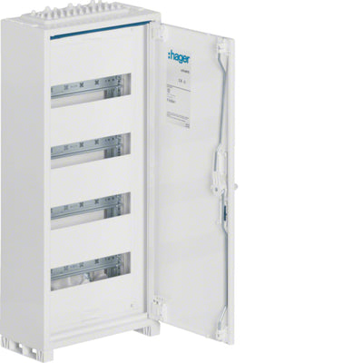 48 Mod 4 Row IP44 Metal Enclosure - Hager - N2 Electrical Wholesaler Ashbourne