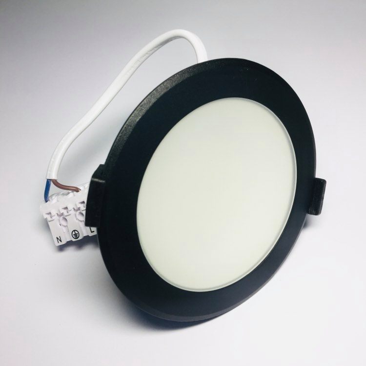 LED PVC Downlighter -10W - Black