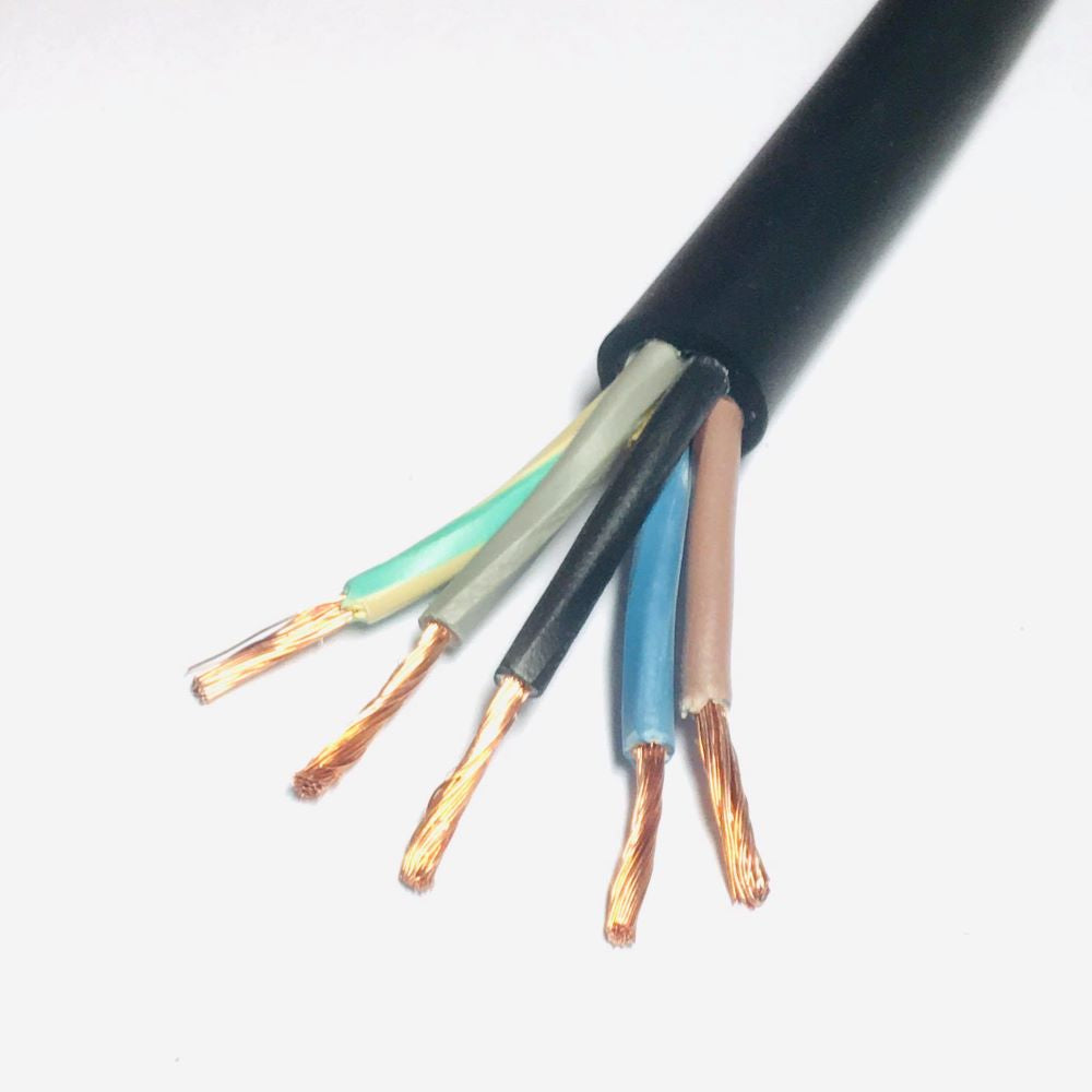 5 X 25mm RUBBER Cable