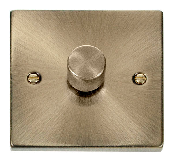 Deco Antique Brass - 1 Gang Dimmer Switch