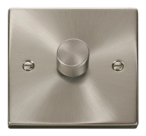Deco Satin Chrome - 1 Gang Dimmer Switch