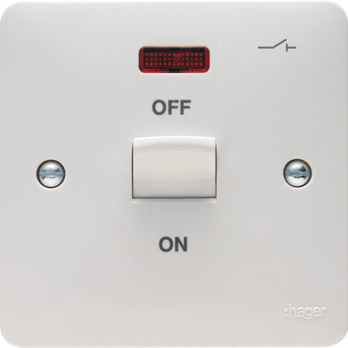 Hager - 45A Small Cooker Switch