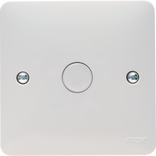 Hager - 1 Gang Knock Out Plate