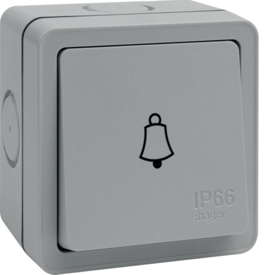 Hager - Outdoor Bell Switch IP66